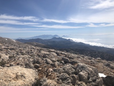 Blick vom Chorafàs Korfi zum Psiloritis