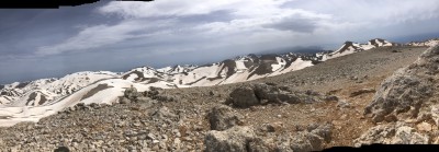 panoramic view from top of Pachnes