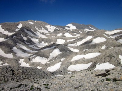 Genug Schnee zwischen Mavri und Psari