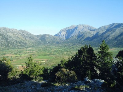 The view from Agion Panton